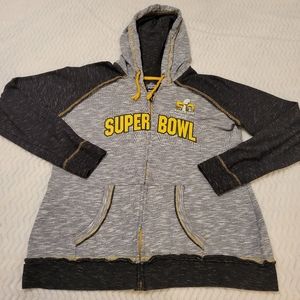 NFL Jacket Super Bowl 50 Women's XXL San Francisco Broncos Vs Panthers Majestic.